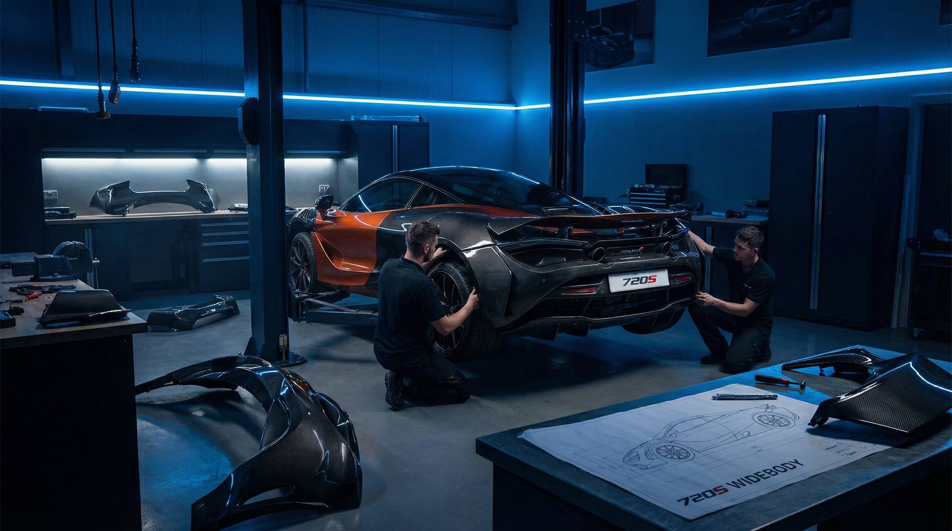 黄色仓库-迈凯伦改装短视频